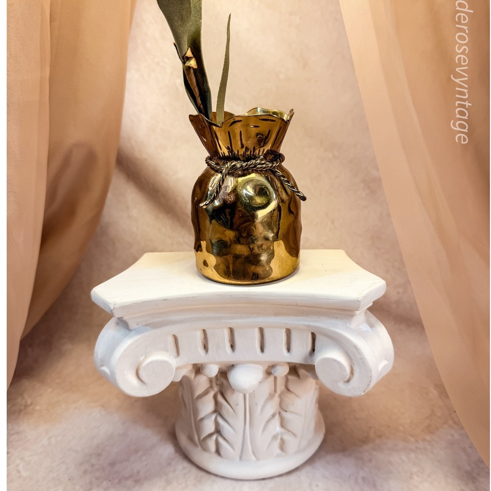 Brass Money Bag Vase